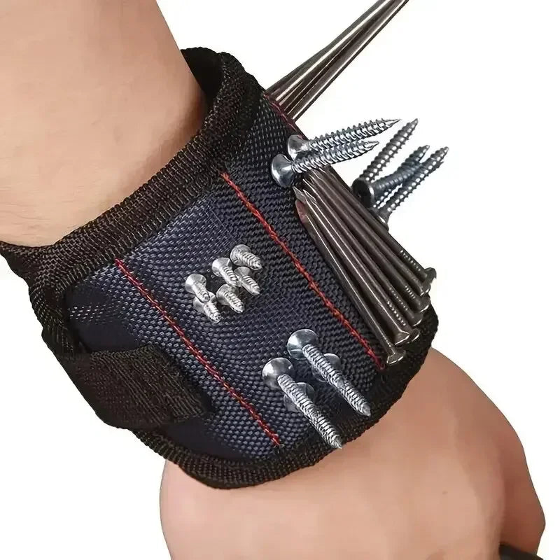 ZEXEF Magnetic Wristband for Holding Screws Nails Drilling Bits Wrist Tool Holder Belts with Strong Magnets Cool Gadgets