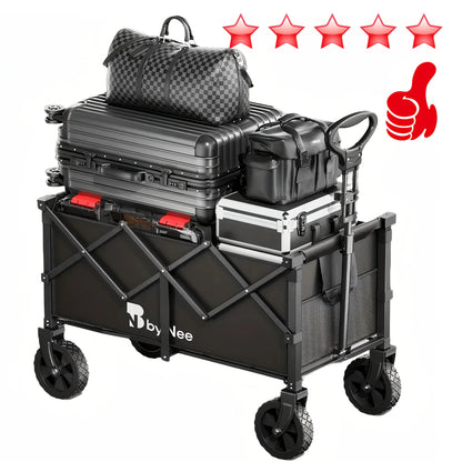 Large-capacity camping vehicle,  multi-functional portable vehicle for camping, gardening and beach shopping.