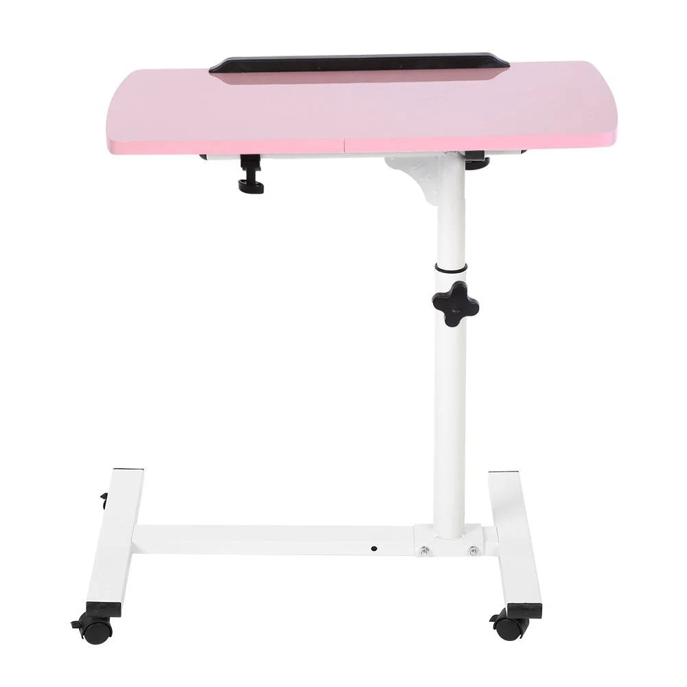 Portable Multifunctional Removable Laptop Desk with Wheels Bed Sofa Books Snack Removable Laptop Desk Laptop Desk with Wheels
