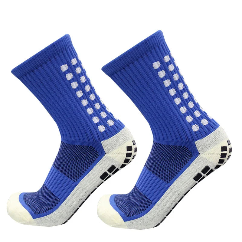 Sports 2025 and New Football Socks Women Men New Socks Non-slip Silicone Bottom Soccer Basketball Grip Socks