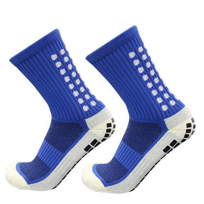 Sports 2025 and New Football Socks Women Men New Socks Non-slip Silicone Bottom Soccer Basketball Grip Socks