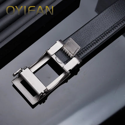 Fashion Men Belt,Alloy Buckle,Automatic Ratchet Leather Belt,Jeans Belt,Formal Belt,Men Genuine Leather Belt