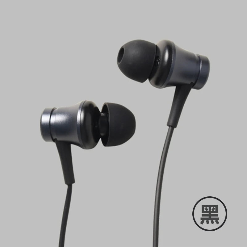 Xiaomi Mijia Smart Earphones Piston 3 Fresh Version In-Ear With Mic Wire Control For Mobile Phone For Xiaomi 5 5s 6 For Iphone