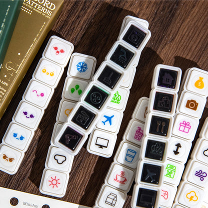 6 pcs，Teacher seals，Commendation Seal，Award Seal，Teacher Evaluation Award Seal，Cartoon color seal，Stationery Scrapbook supplies