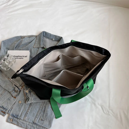 Oversized Tote Bags For Women 2023 Designer Luxury Shoulder Bag Quality Oxford Fabric Multi Pockets Large Capacity Shopper Totes