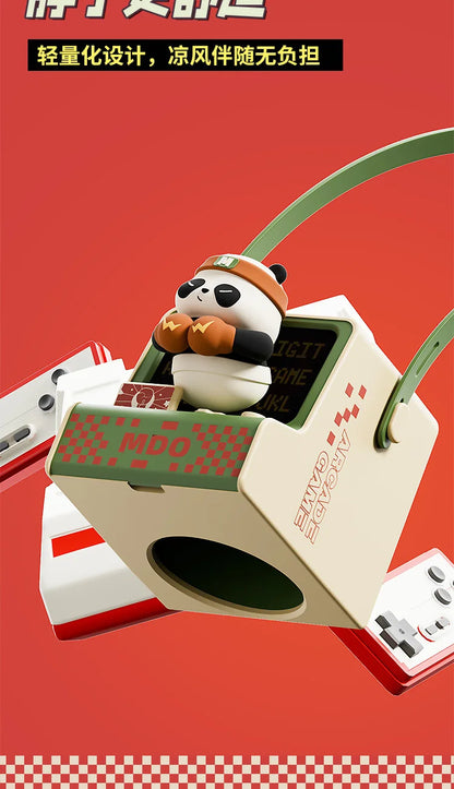 Mini Fan Cartoon halterneck fan USB charging lazy fan portable handheld outdoor mini bladeless small fan