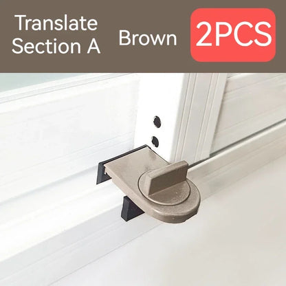 Sliding Sash Stopper Cabinet Locks Straps Doors Security Anti-theft lock Window Sliding Door Baby Kids Child Safety Doors Lock