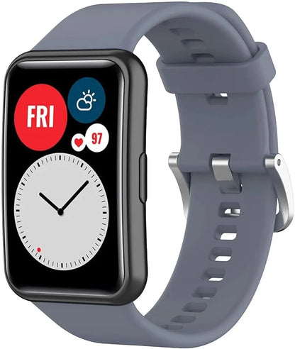 Silicone strap for Huawei Watch Fit Original Smart watch replacement Huawei Fit Bracelet wristband Huawei Watch Fit new Correa