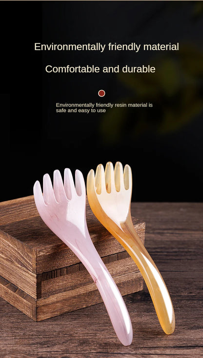 Head Massager Scalp Gua Sha for Body Neck Leg Massage Five-claw Head Scraping Stick Massage Scraping Claw Massage Visage Relax