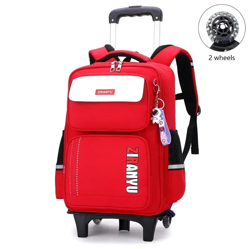 Student Rolling Backpacks for Primary School Children Trolley School Backpack Wheeled Bag Back To School Backpacks with Wheels