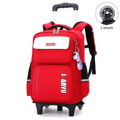 Student Rolling Backpacks for Primary School Children Trolley School Backpack Wheeled Bag Back To School Backpacks with Wheels