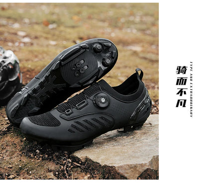 2024 Breathable Cycling Shoes Women's Mountain Bike Sneakers Road Bike Sneakers Men's Mountain Bike Sneakers