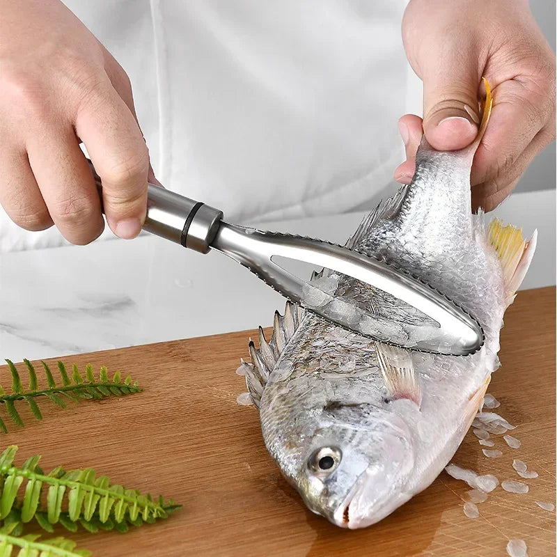 Fish Scale Remover Kitchen Fish Descaler Tool Fish Bone Tweezers/Fish Descaler Kitchen Utensil Gadget Kitchen Cooking Assistant