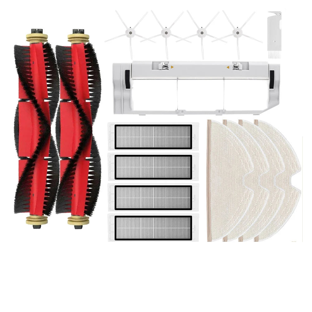 Compatible For Roborock S5 Max / S50 / S502 / S55 / S6 Pure / E4 Robot Vacuums Brush Filter Mop Part