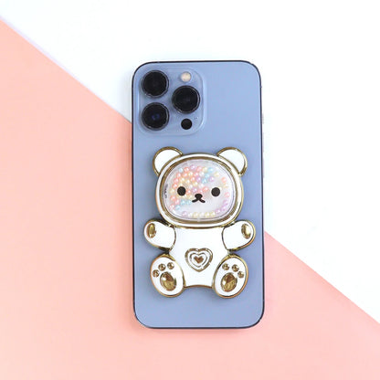 Bear Mobile Phone Bracket Cartoon Back Sticker Direct Mobile Phone Accessories