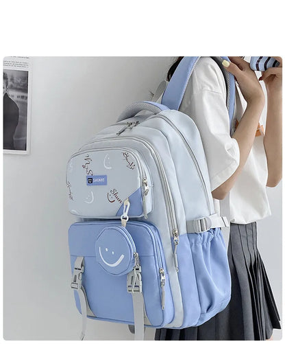 Middle School Student School Backpack School Bags Girls Kids Schoolbag Primary School Backpack Travel Student Book Bag mochilas