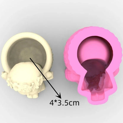 Succulents Flower Pot Resin Silicone Mold DIY Garden Concrete Flowerpot Holder Mould Handmade Crafts Home Decor