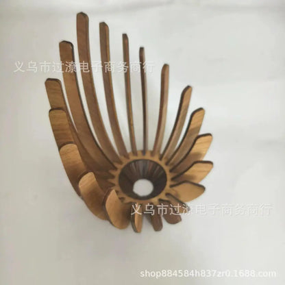 Desktop Decorative Artworks Wooden Diy Handcrafted Candles Lamp Stands Decorative Arrangements Festival Gift Ornaments