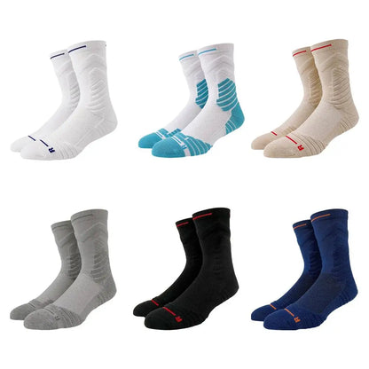 Professional Sports Socks Training Athletic Socks Basketball Crew Socks Cotton Moisture Wicking Socks For Men Women Gifts