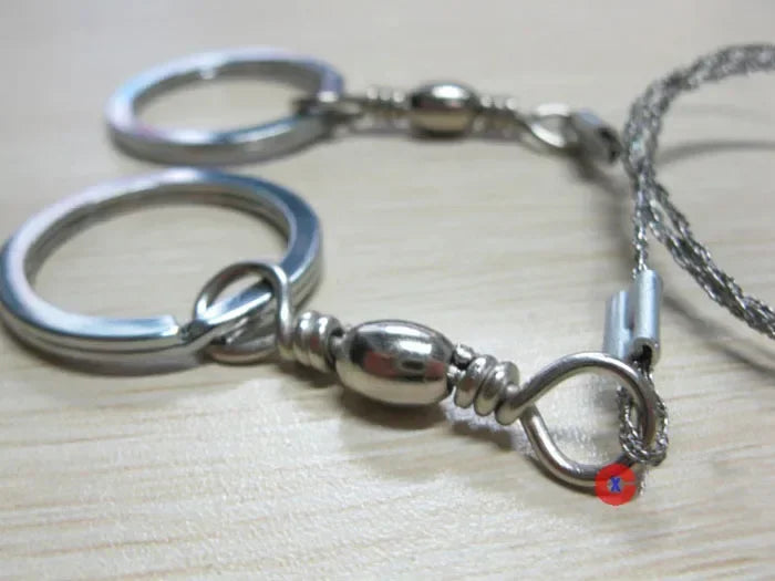 1pcs Outdoor Tools Hand Chain Saw Survival Fretsaw Chain Saw Practical Emergency Steel Wire Saw Camping Hunting Kits Pocket Gear