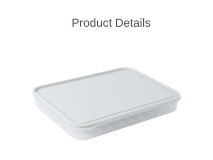 Food Storage Box, Fruit Egg Organizer, Refrigerator Fresh Keep Organizer, Kitchen Leak Proof Dumpling Storage Box