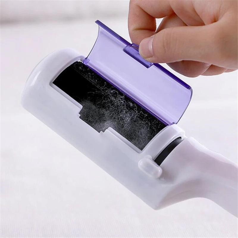 Clothing Dust Hair Removal Roller Cleaner Brush Suction Sweeper For Home Travel Portable Coat Cleaning Lint Sticking Roller