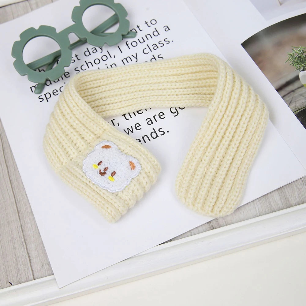 Puppy Accessories Pet Supplies Wool Puppy Scarves Pet Cat Scarves Keep Warm In Autumn Winter Pet Supplies Pet Scarves Product