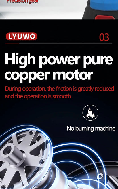 20V Rechargeable Reciprocating Saw Adjustable Speed Electric Saw Blade Saw Portable Wood Metal Cutting Chain Saw