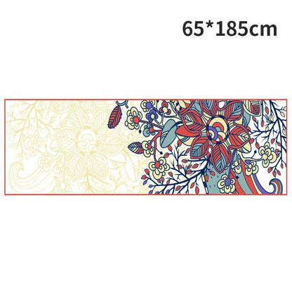 Portable anti-slip Printing Yoga Mat Spread Towels Absorb Sweat Fitness Yoga Towel Yoga Mat Yoga Towel Cooling Towel Ice Towel