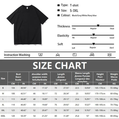 Mens T-shirts Printed Funny Tops Summer Cotton T-shirt for Men Casual O-Neck Tee Shirts Streetwear Oversized Top Clothing