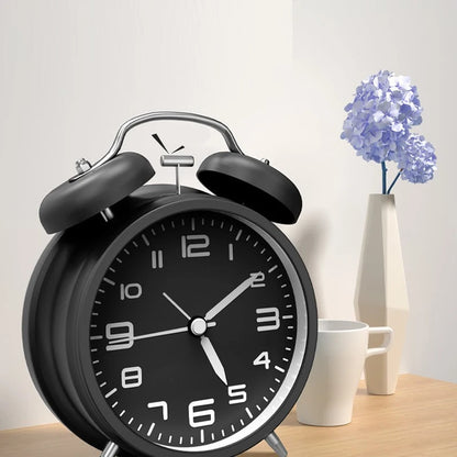 Smart Alarm Clock Metal Ringing Alarm Clock Student Kids Alarm Clock Bedside Alarm Clock Home Bedroom Decoration Clock