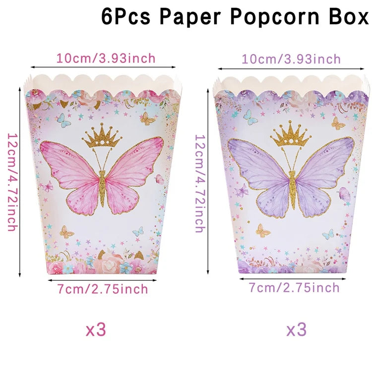 Butterfly Party Snack Tray Butterfly Birthday Party Decoration Kids Girls Birthday Party Supplies Baby Shower Party Decoration