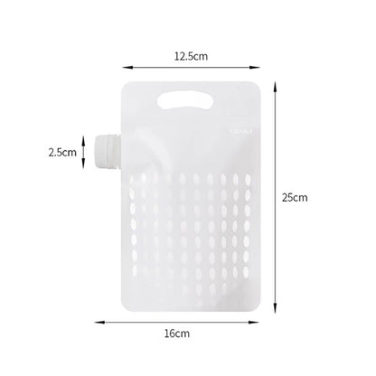 Food Storage Grain Bag Multigrain Pour Reusable Portable Bag Cereal Flour Bean Nut Rice Tea Powder Water Reusable Organizer Case