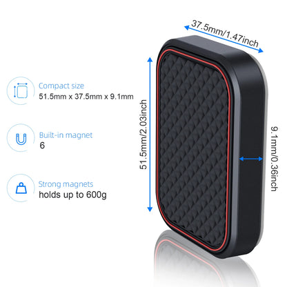 Magnetic Car Phone Mount Rectangle Flat Universal Car Phone Holder for Dashboard Fridge Desk Smartphone Holder Strong Magnets