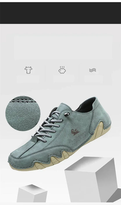 Men's Shoes 2025 Spring  Autumn New Business Casual Leather Shoes Men's Single Shoes Simple British Loafers Trendy Travel Shoes