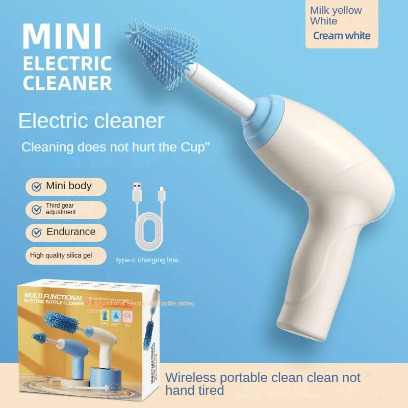 USB Handheld Blender, Silicone Brush, Electric Bottle Washing Machine, Wireless Egg Beater, Multi functional Food Mixing Blender