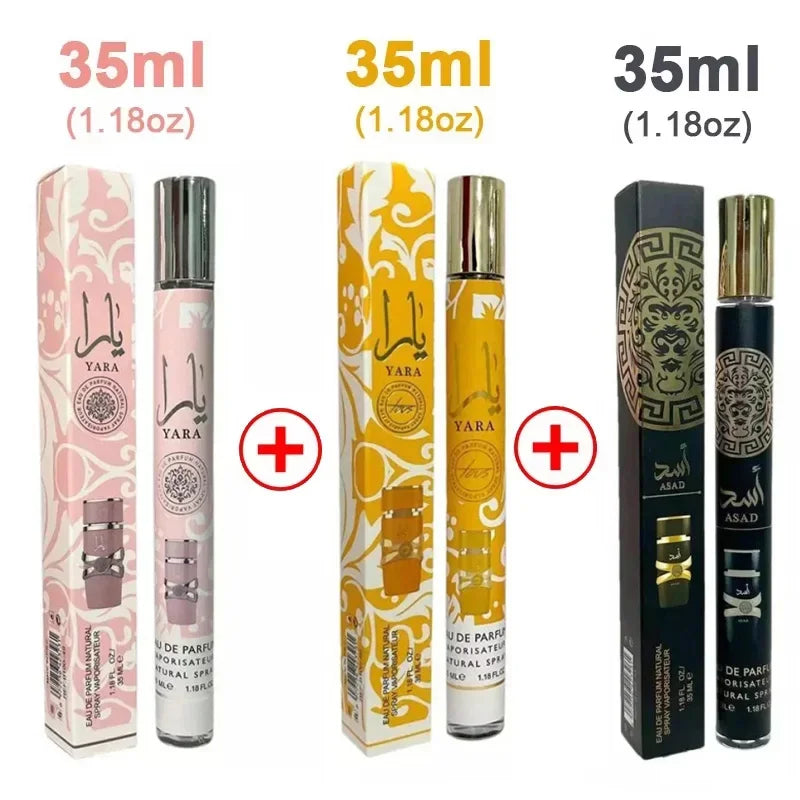 35ml Arabian Perfumes Lasting Fragrance Spray Floral Scent Eau De Parfum Cologne Deodorants High Quality Gifts Small Test Tube
