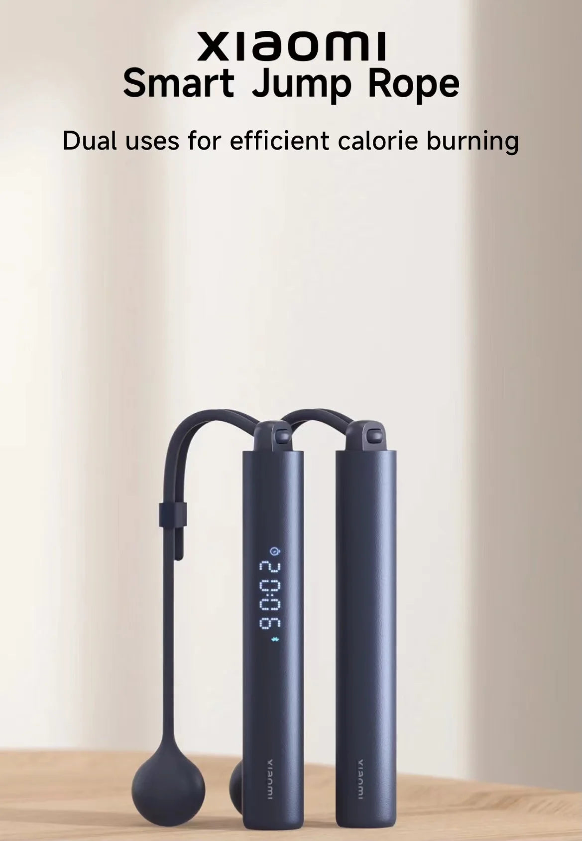 Xiaomi Mijia Smart Skipping Jump Rope XMSR-P803 Counter With Fit App Adjustable Calorie Calculation Sport Fitness Professional