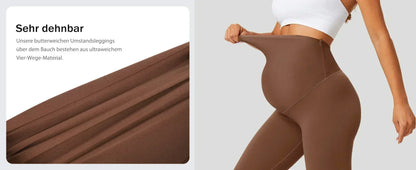 Maternity Leggings Spring, Summer and Autumn New Outer Wear Fashion Sports Yoga Shark Pants Special Belly Support Pregnant Women