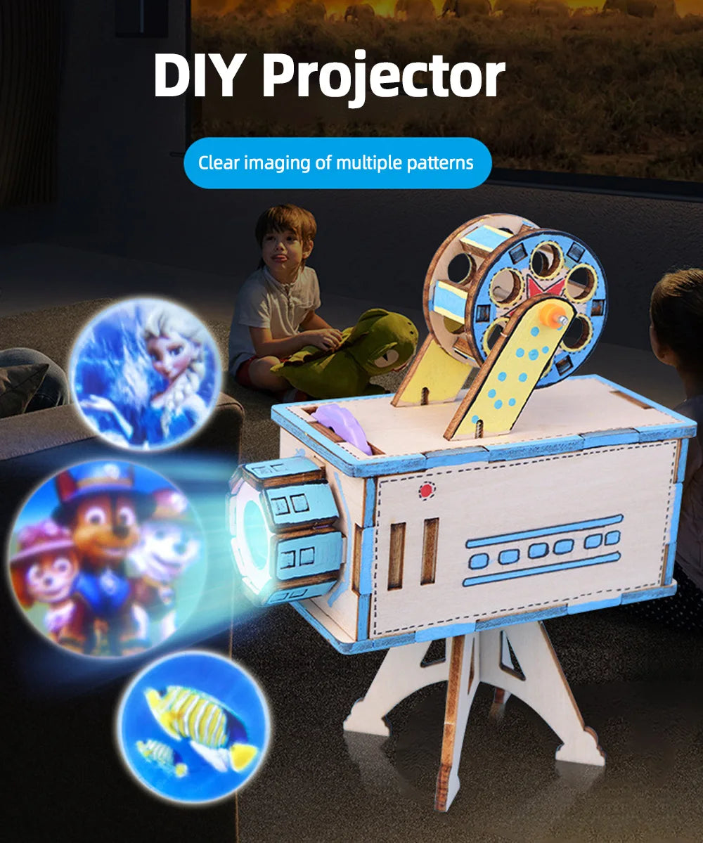 DIY Projector DIY Science Experiment Kit & Education Model Toy Physics Science Toys For Children Gift Toy Project