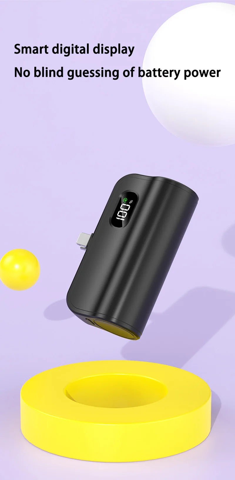 Xiaomi Capsule Power Bank 50000mAh Pocket Power Bank 120W Fast Charge Portable Mini Power Bank Suitable for iPhone and Android
