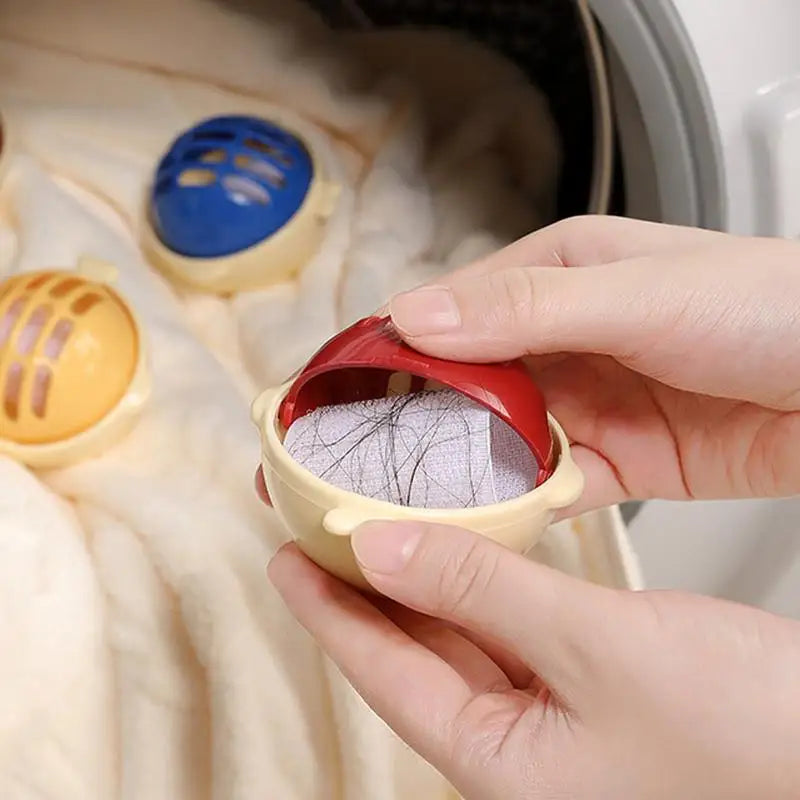 Laundry Pet Hair Catcher Reusable Lint Remover For Clothes Laundry Lint Catcher Floating Hair Filtering Mesh Removal For Washing