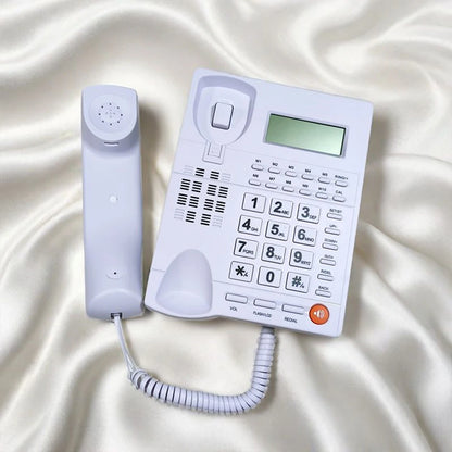 New Landline Telephone Desktop Telephone Fixed Telephone Caller Telephone Front Desk Home Office with Call Display Telephon