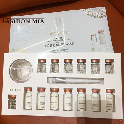 Face Collagen Peptide Hyaluronic Acid Face Mask DIY Hyaluronic acid V Face Lifting Firming Skin Rejuvenation Mask Skin Care