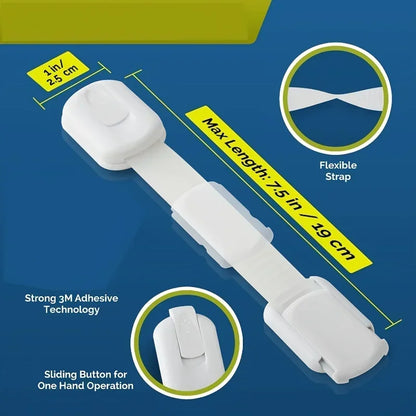 Child Safety Cabinet Lock Baby Proof Security Protector Drawer Door Cabinet Lock Plastic Protection Kids Safety Door Lock