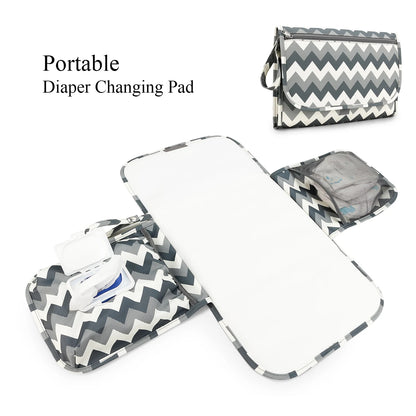 Changing Pad Detachable Travel Changing Pad Fully Padded Lightweight & Waterproof Diaper Changing Pad Baby Shower Gifts