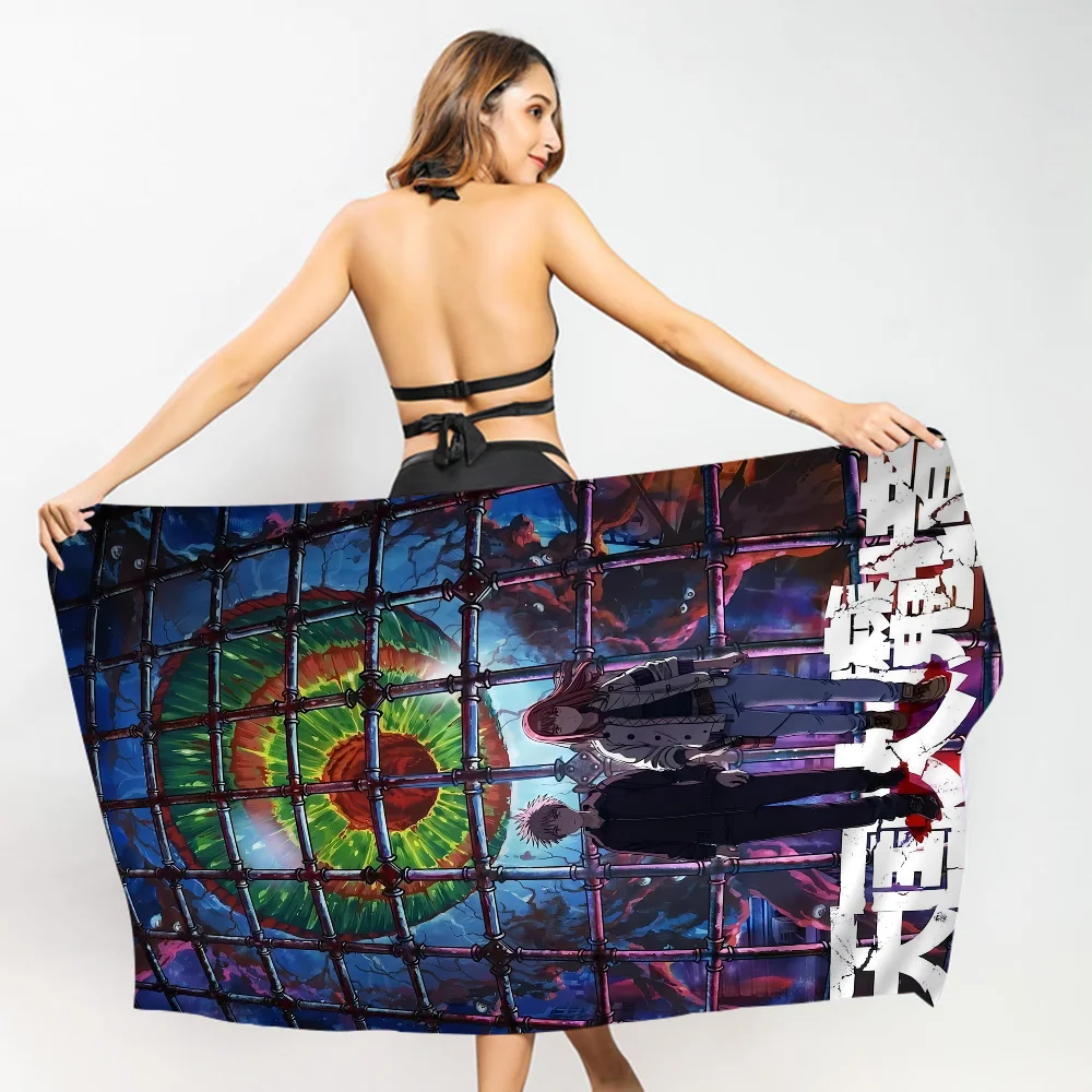 Anime Heavenly Delusion Cartoon Beach Towel Cute Kawaii Room Decor Bath Girls Children Hand Towels For Bathroom Shower