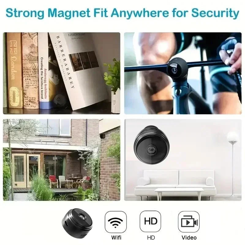 Home Security A9 Camera HD Wireless WIFI Network 1080p Infrared Night Vision For Outdoor Sports With Surveillance Features