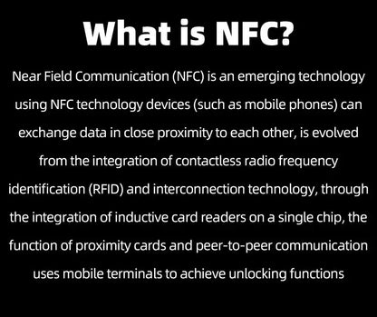 ROCKBROS Bicycle Smart Lock NFC Lock Aluminum Alloy High Strength Waterproof Anti-theft Safety U-Shape Lock MTB Road Bike Cyclin