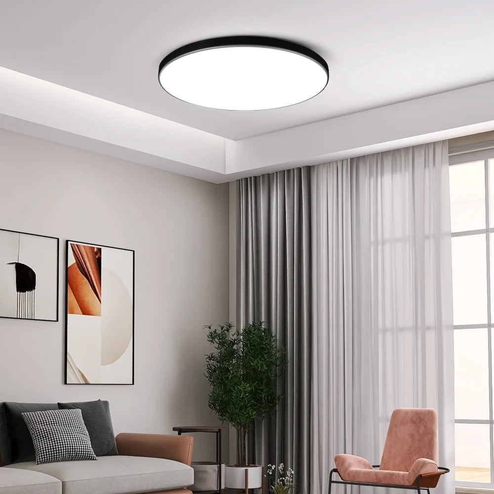 Smart Led Ceiling Light with Remote Control 3 Colors Dimmable Ceiling Lights Ultrathin Panel Lamps Bedroom Kitchen Ceiling Lamp